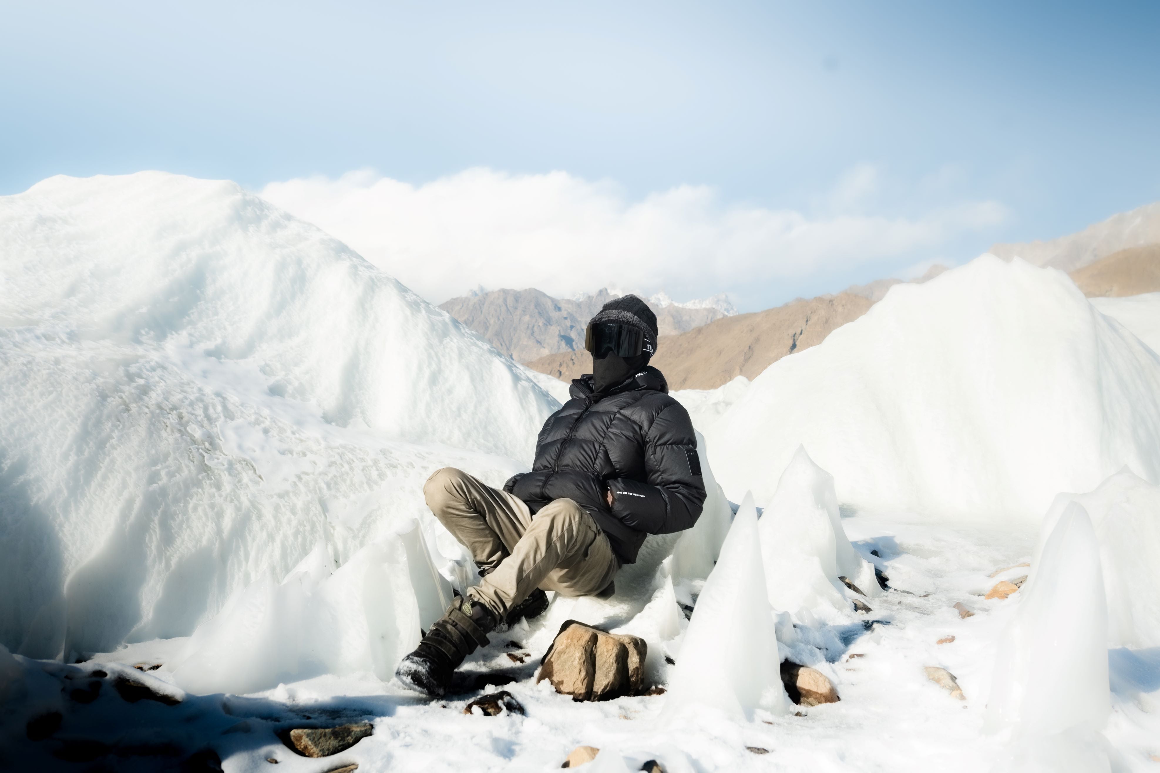 Stealth London: Conquering the Pakistan Karkoram Mountains with Technical Lightweight Goose Down Goggle Jackets