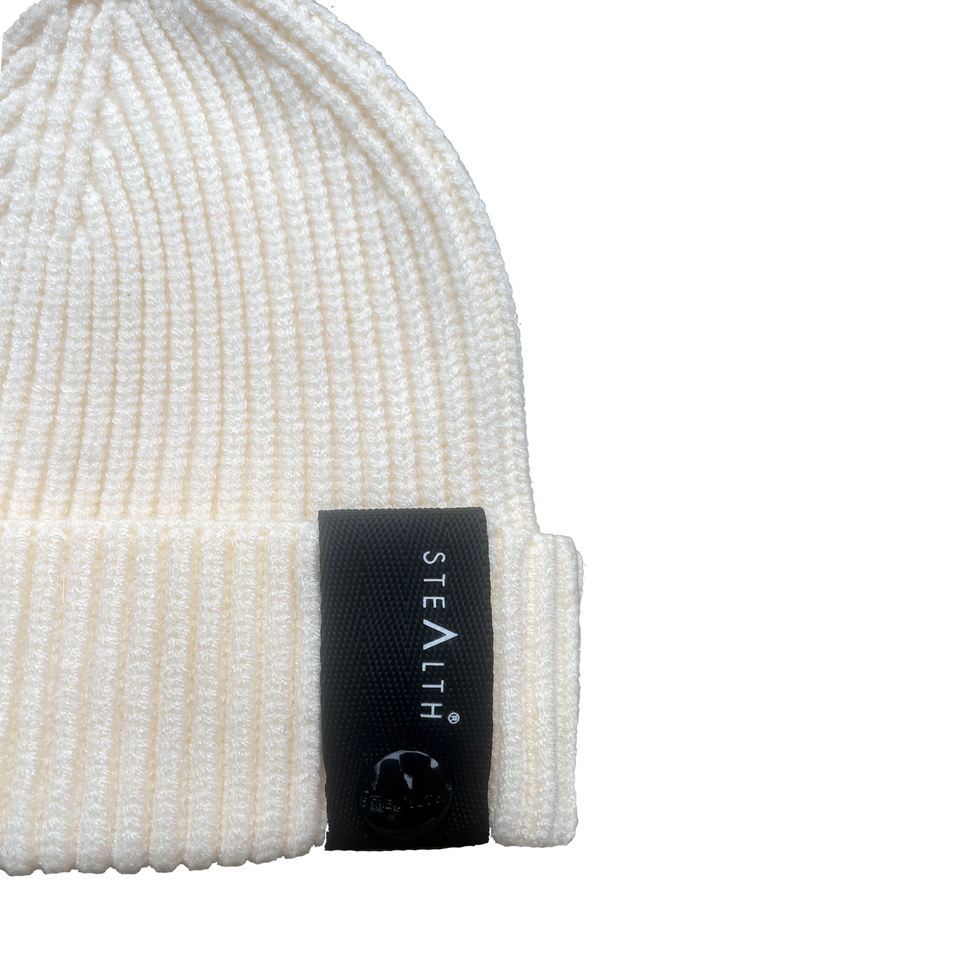 Patch Tech Beanie (Off White)