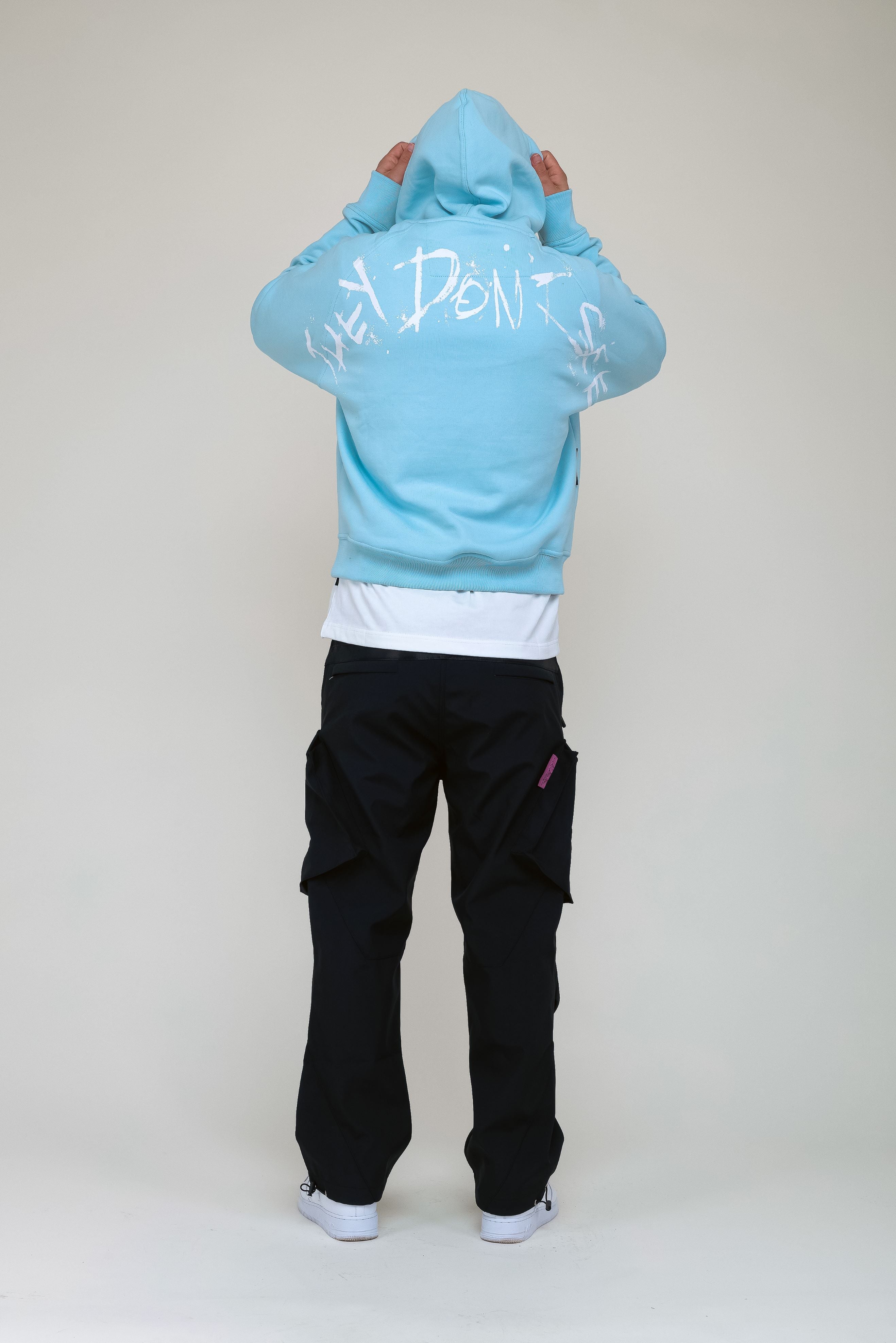 They don't see heavy weight Hoody (Sky Blue) & Tee Shirt