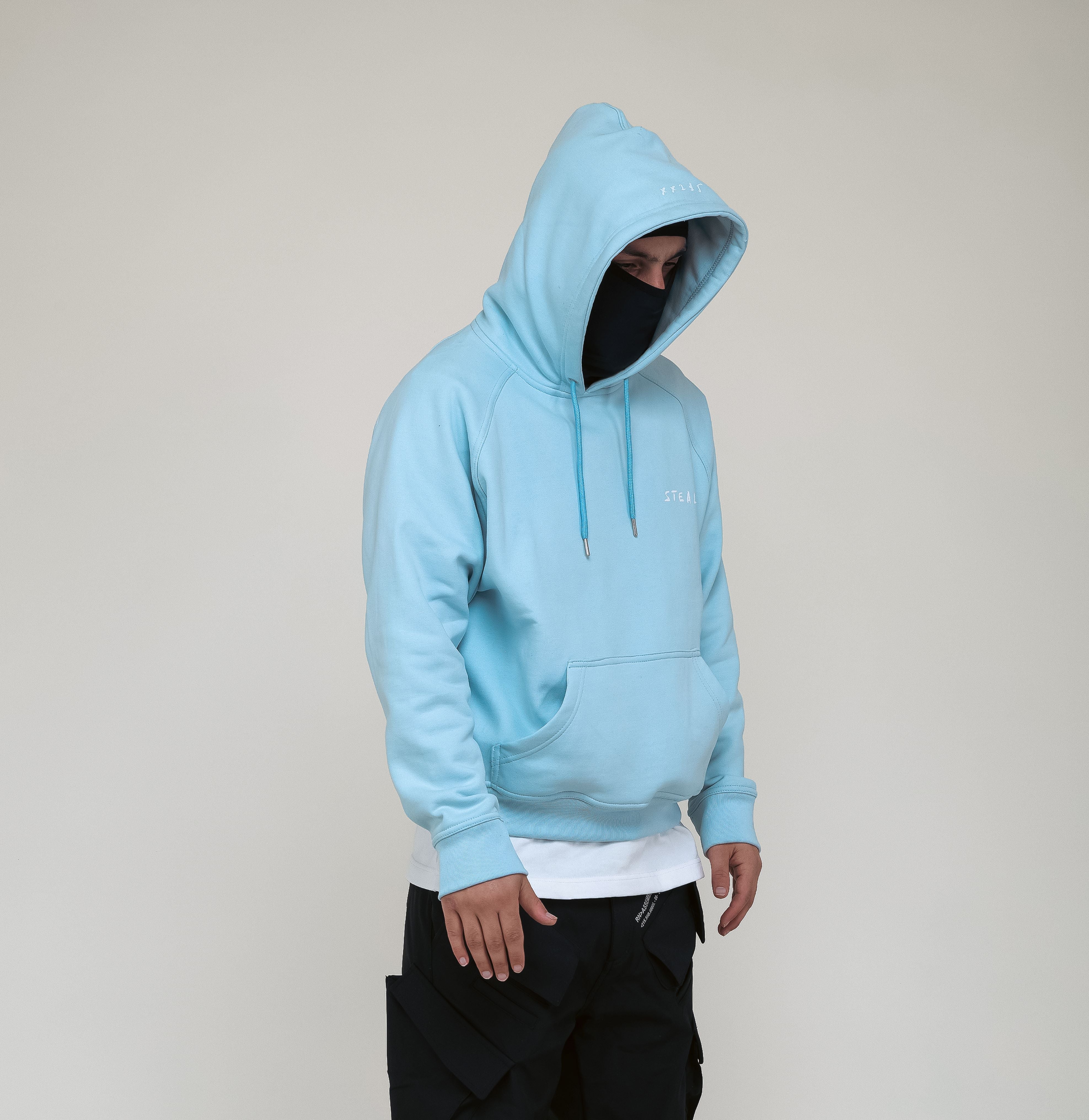 They don't see heavy weight Hoody (Sky Blue) & Tee Shirt