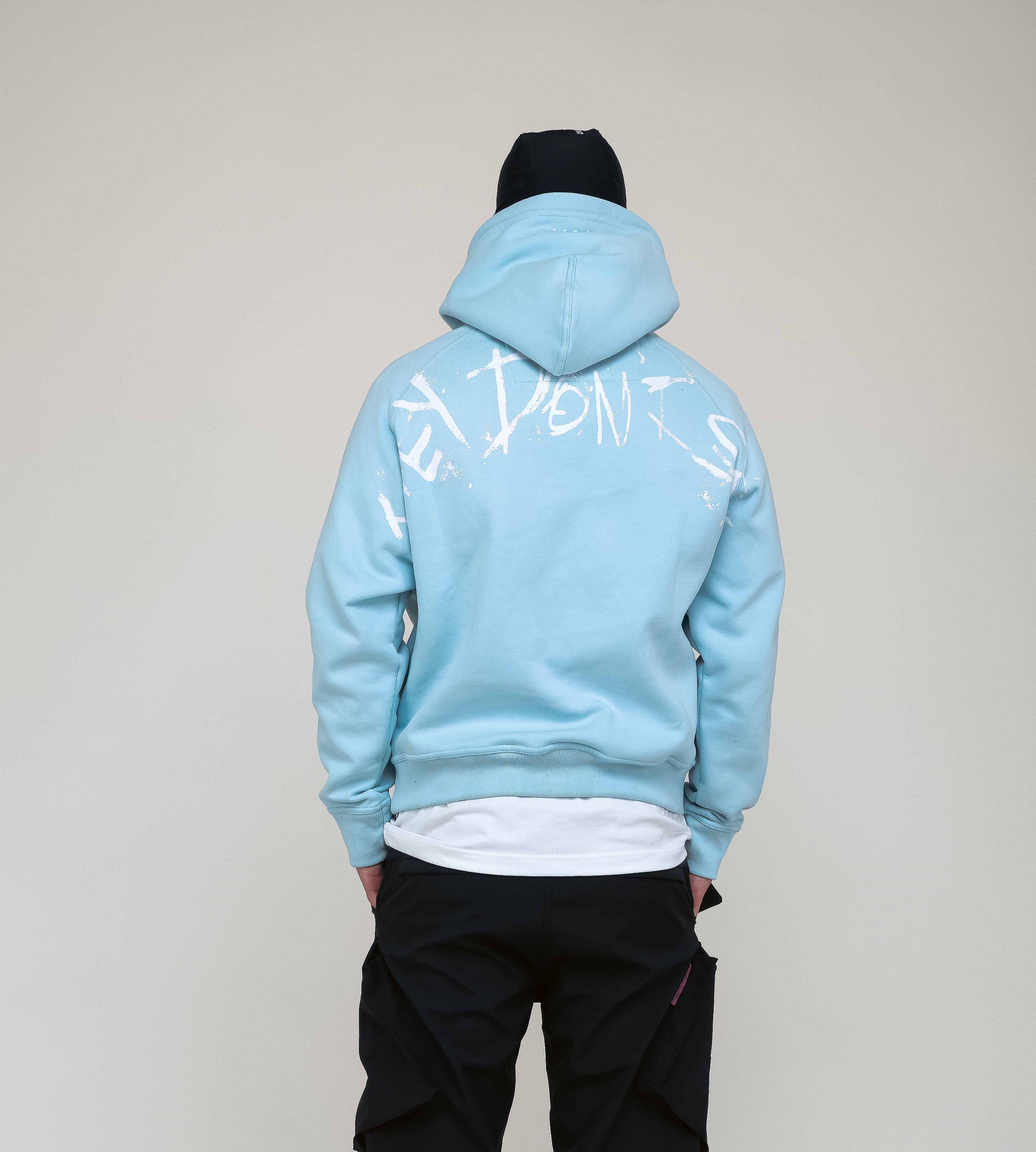 They don't see heavy weight Hoody (Sky Blue) & Tee Shirt