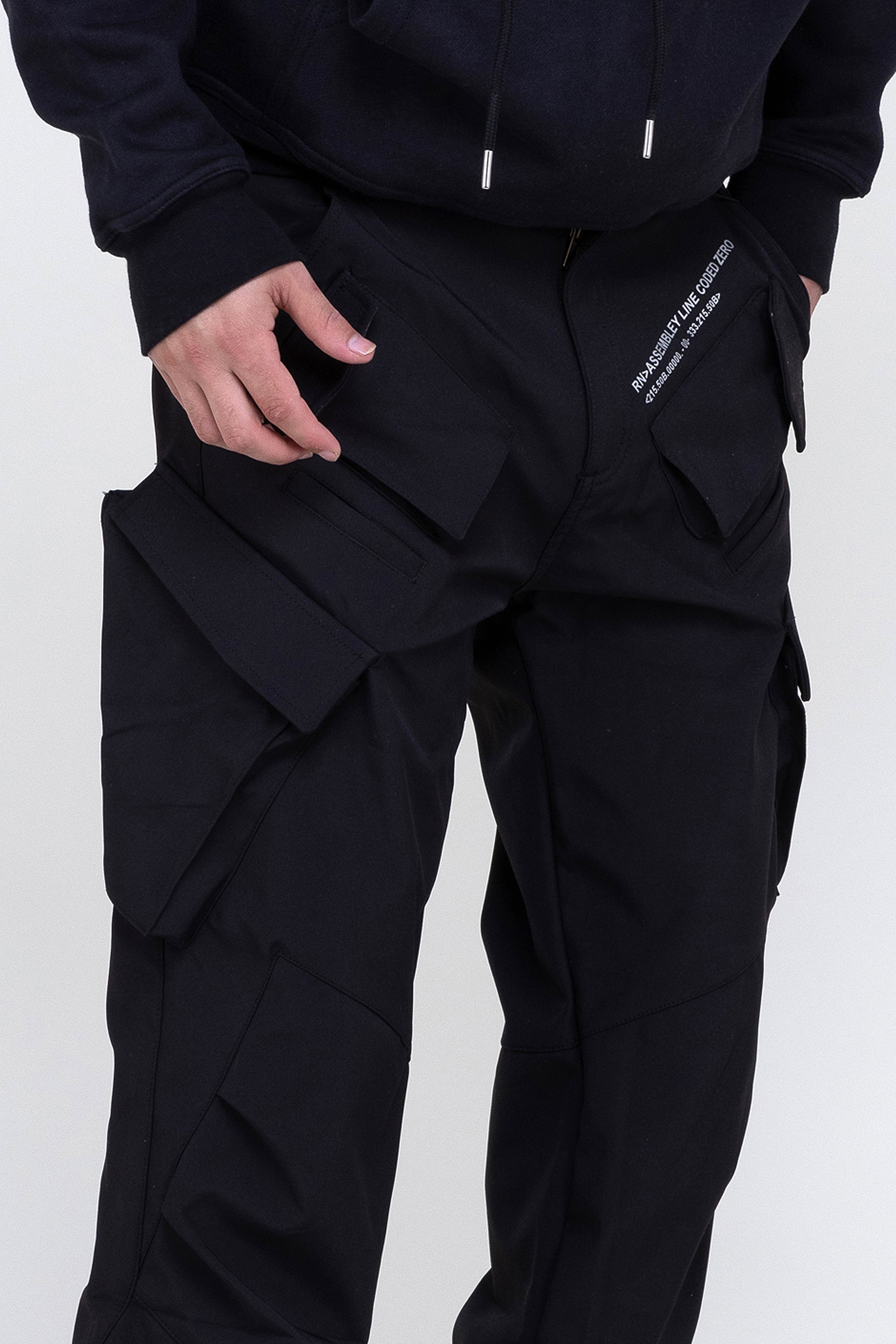 Tech Cargo pants (Black)