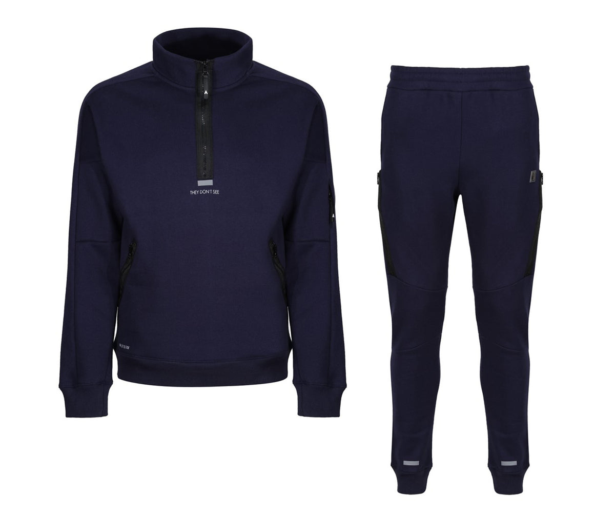 Evacuation Tracksuit (Navy) | Stealth London