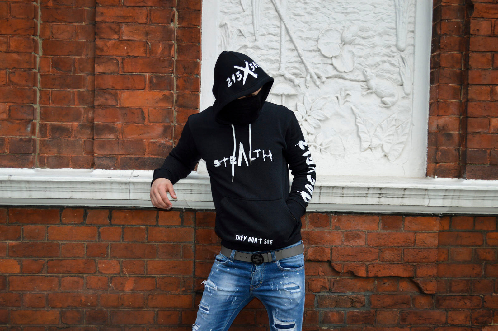 215X50B Hoody (Black White)