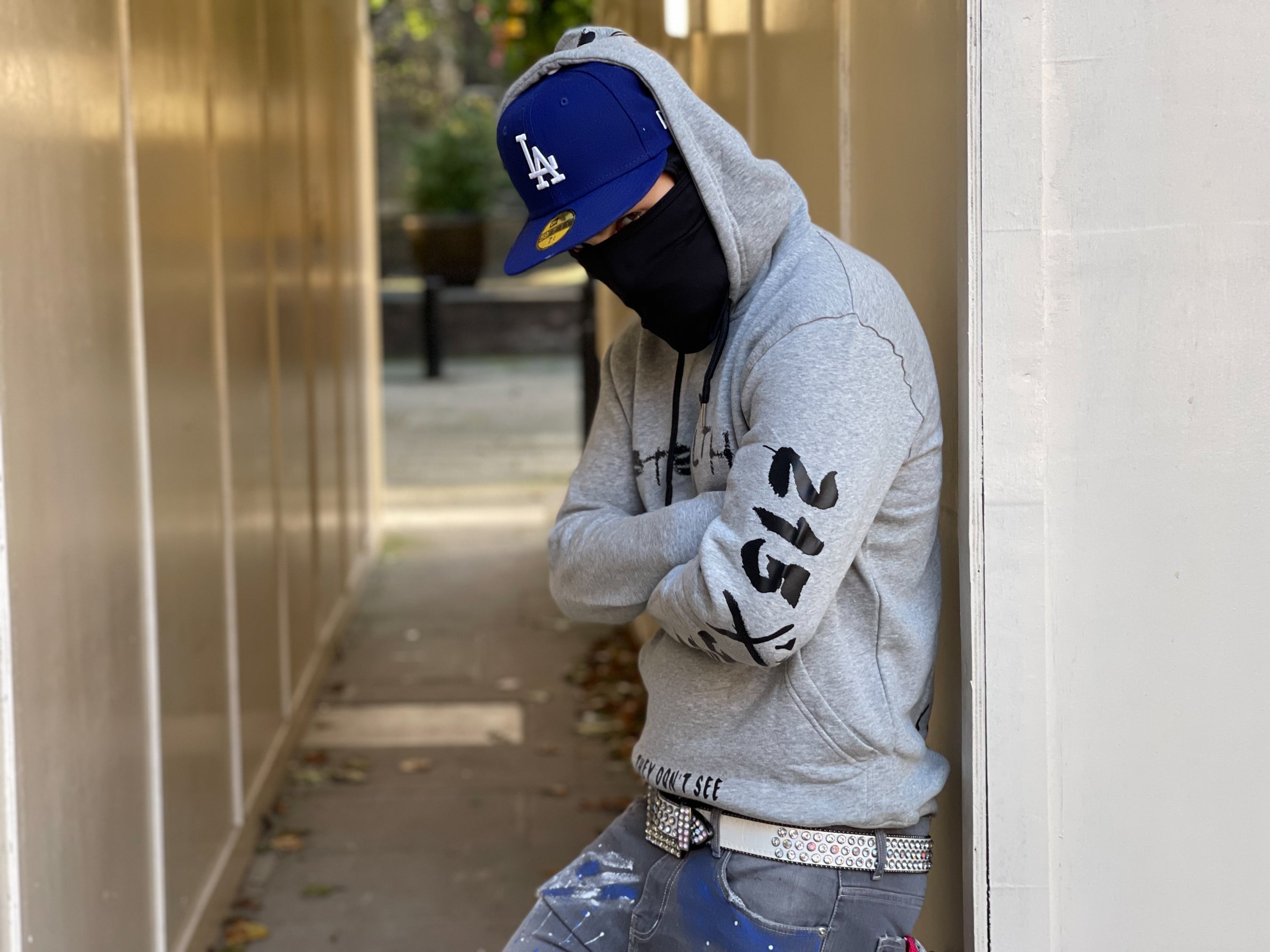 215X50B Hoody (Heather Grey/Black)