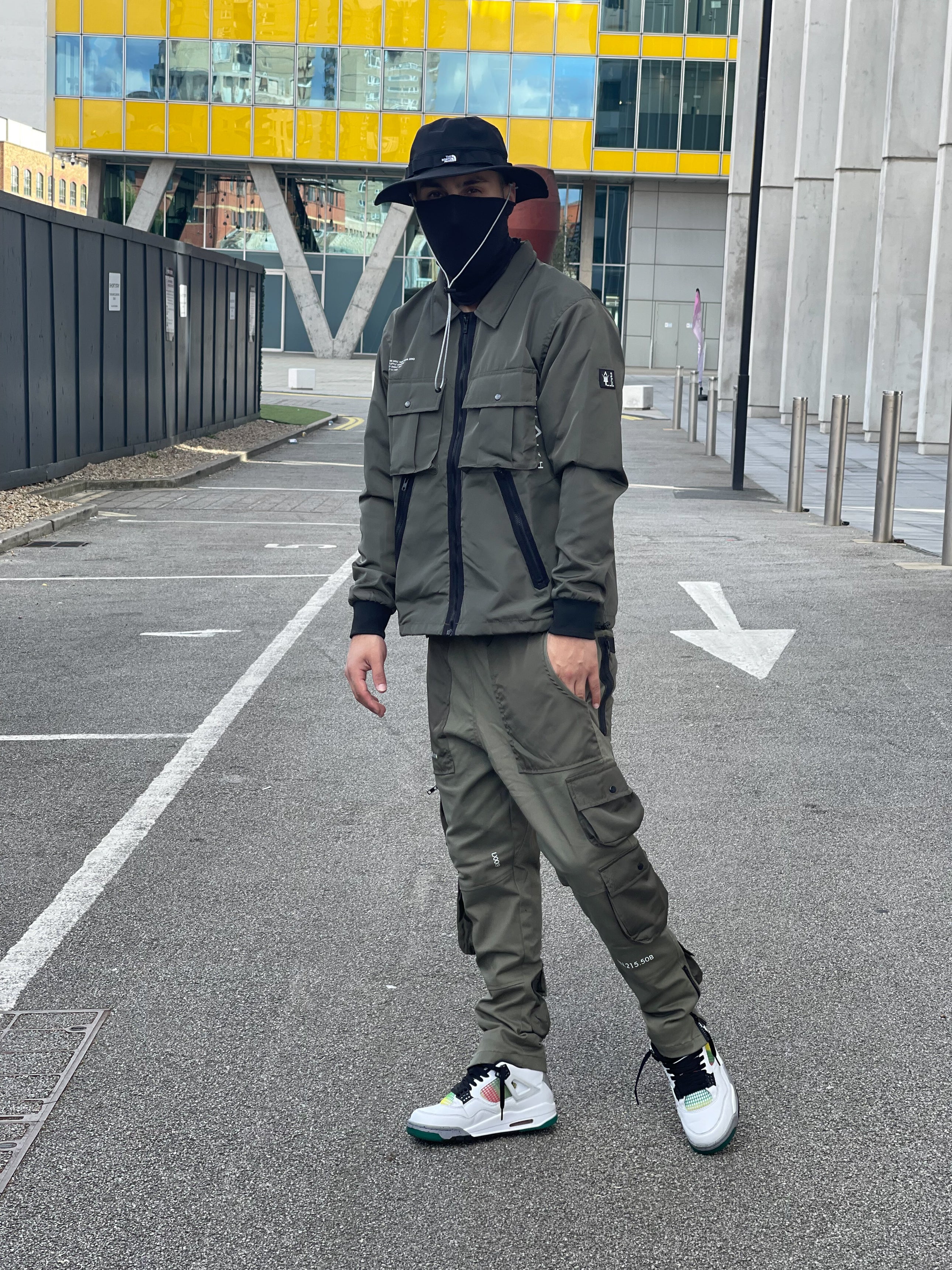 Cargo Tracksuit (Olive)