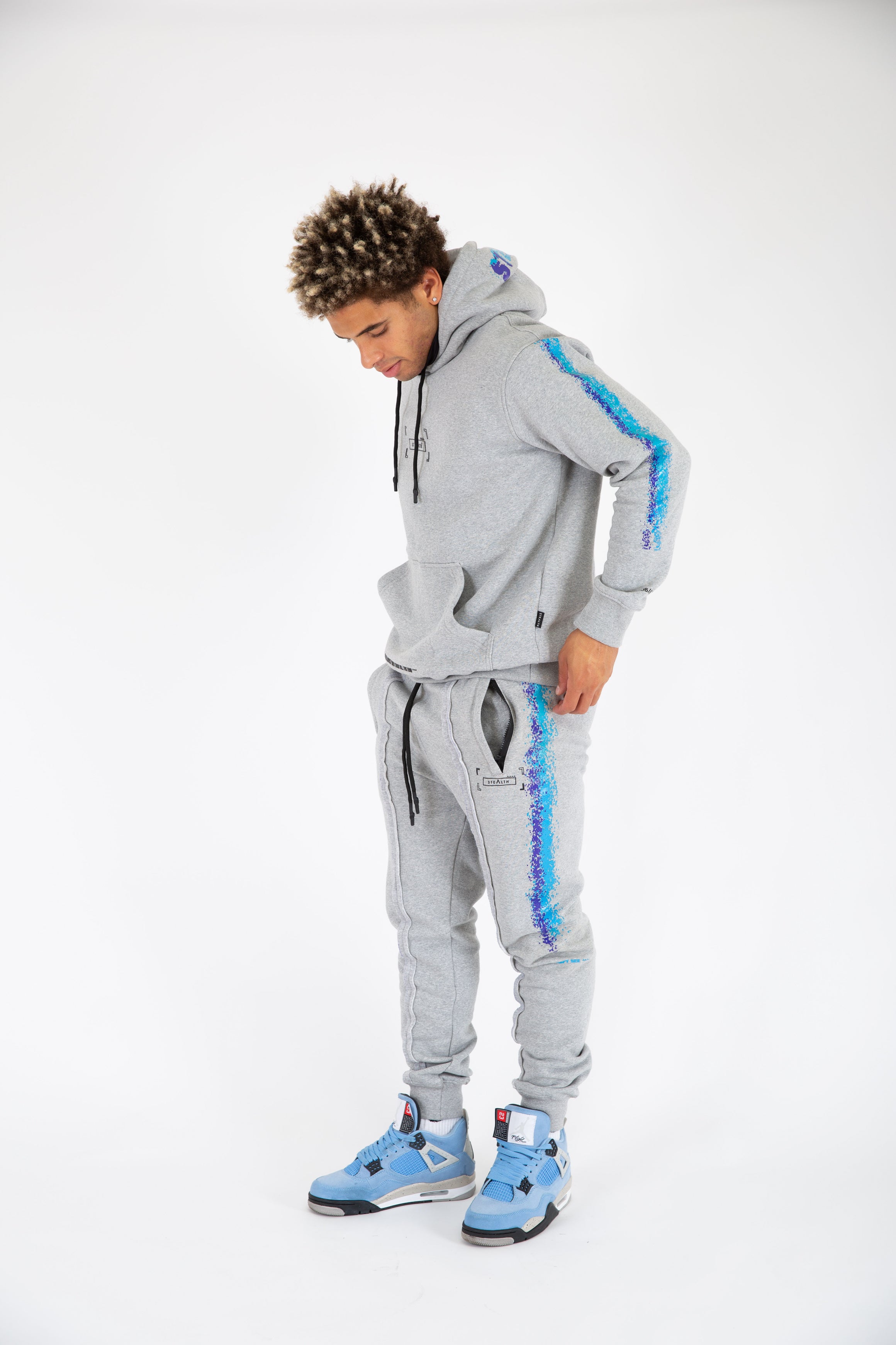 Men at Work facemask Tracksuit (Grey)