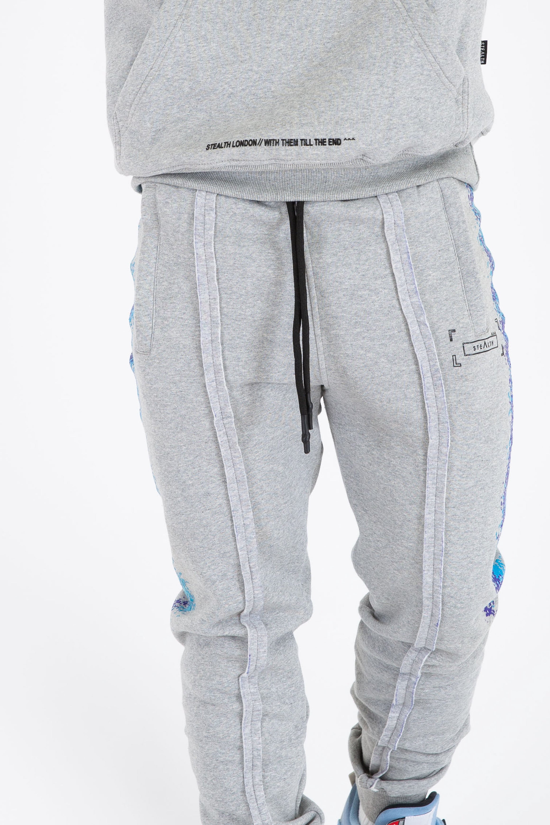 Men at Work facemask Tracksuit (Grey)