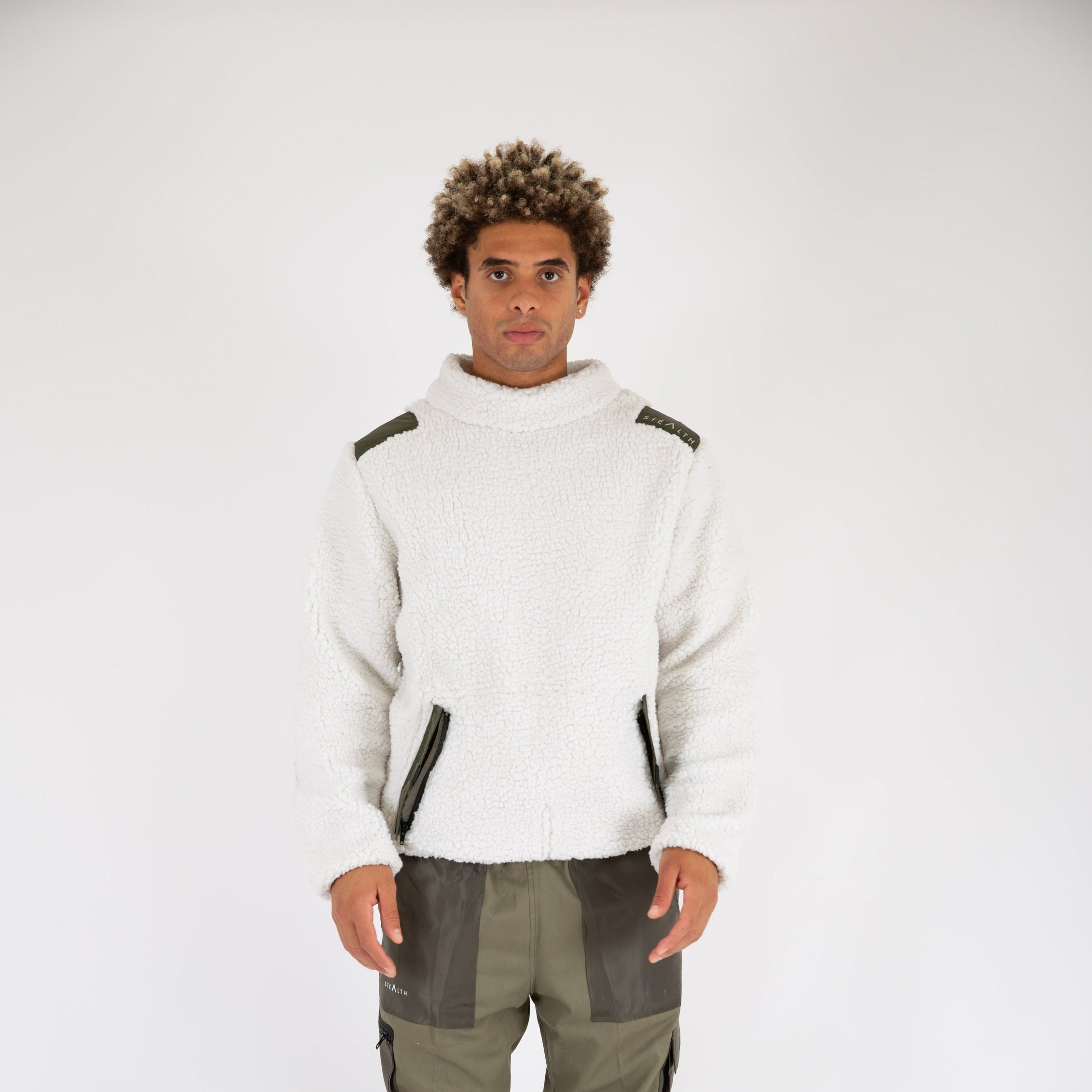 Sherpa Tech Funnel Sweat (Off White)