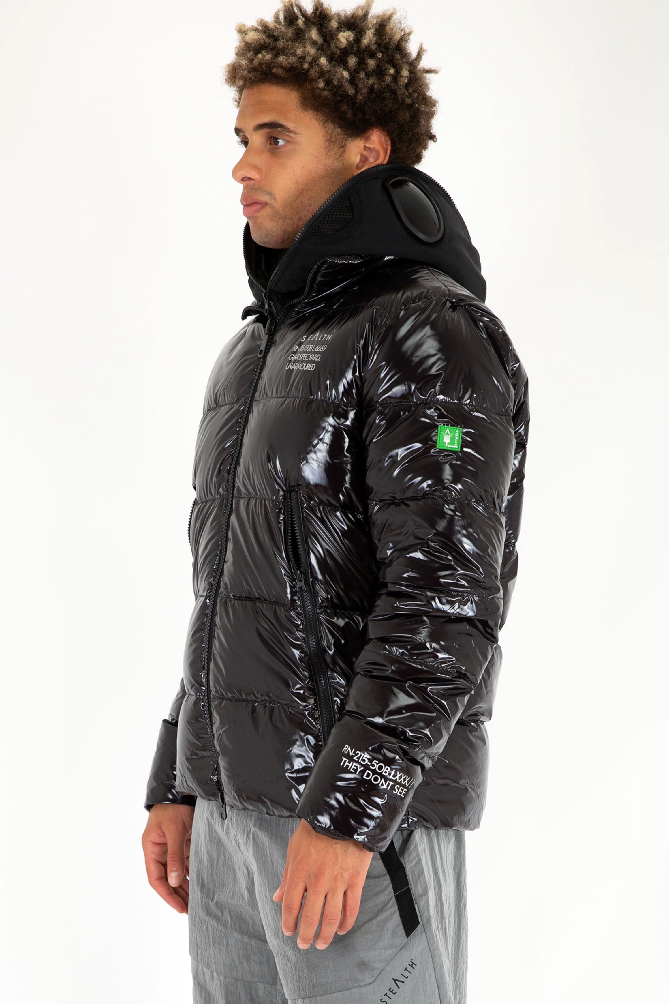 Quantom Puffa Jacket (Black Black)