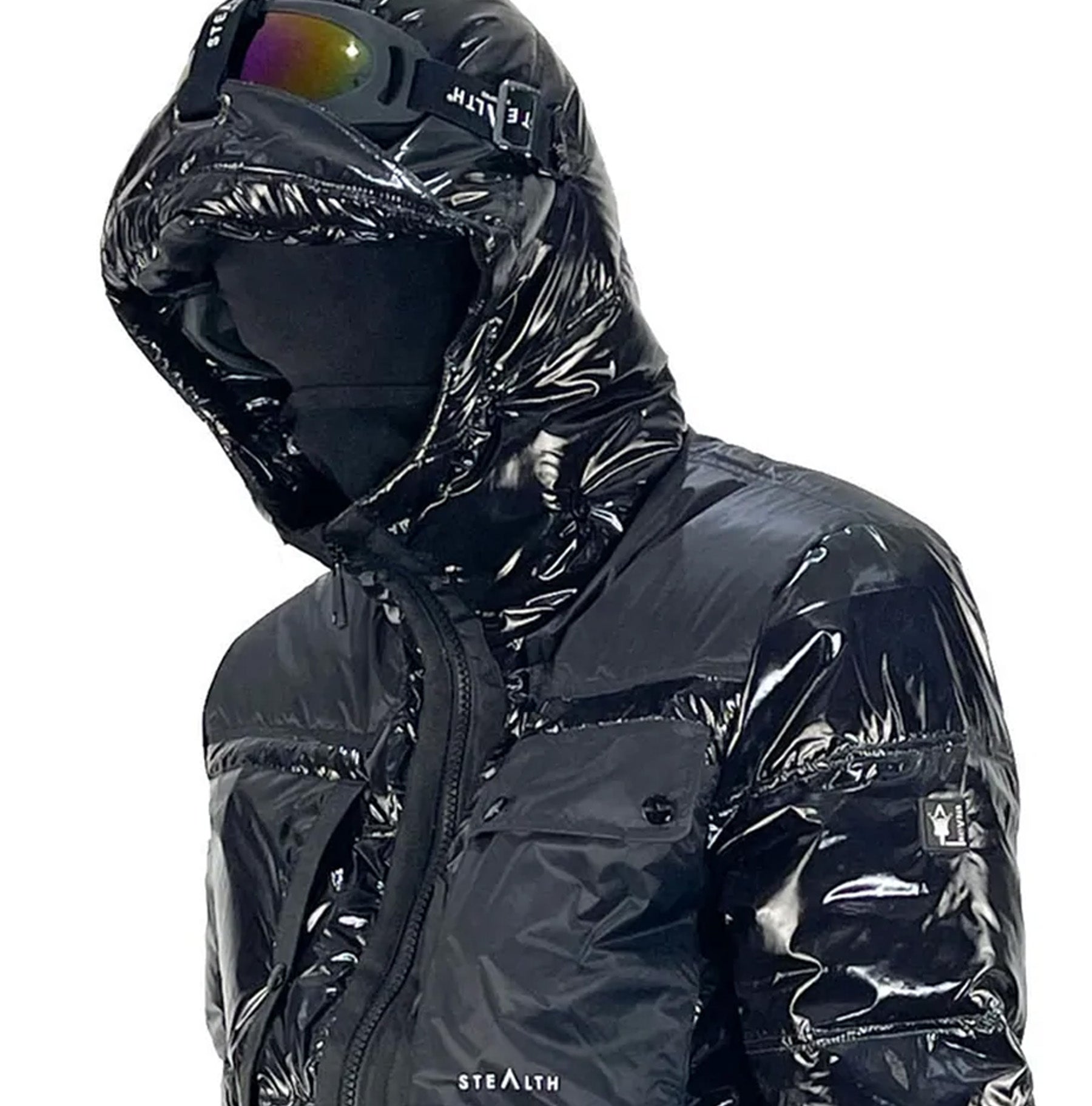 Summit Goggle Puffa Jacket  Black/Black