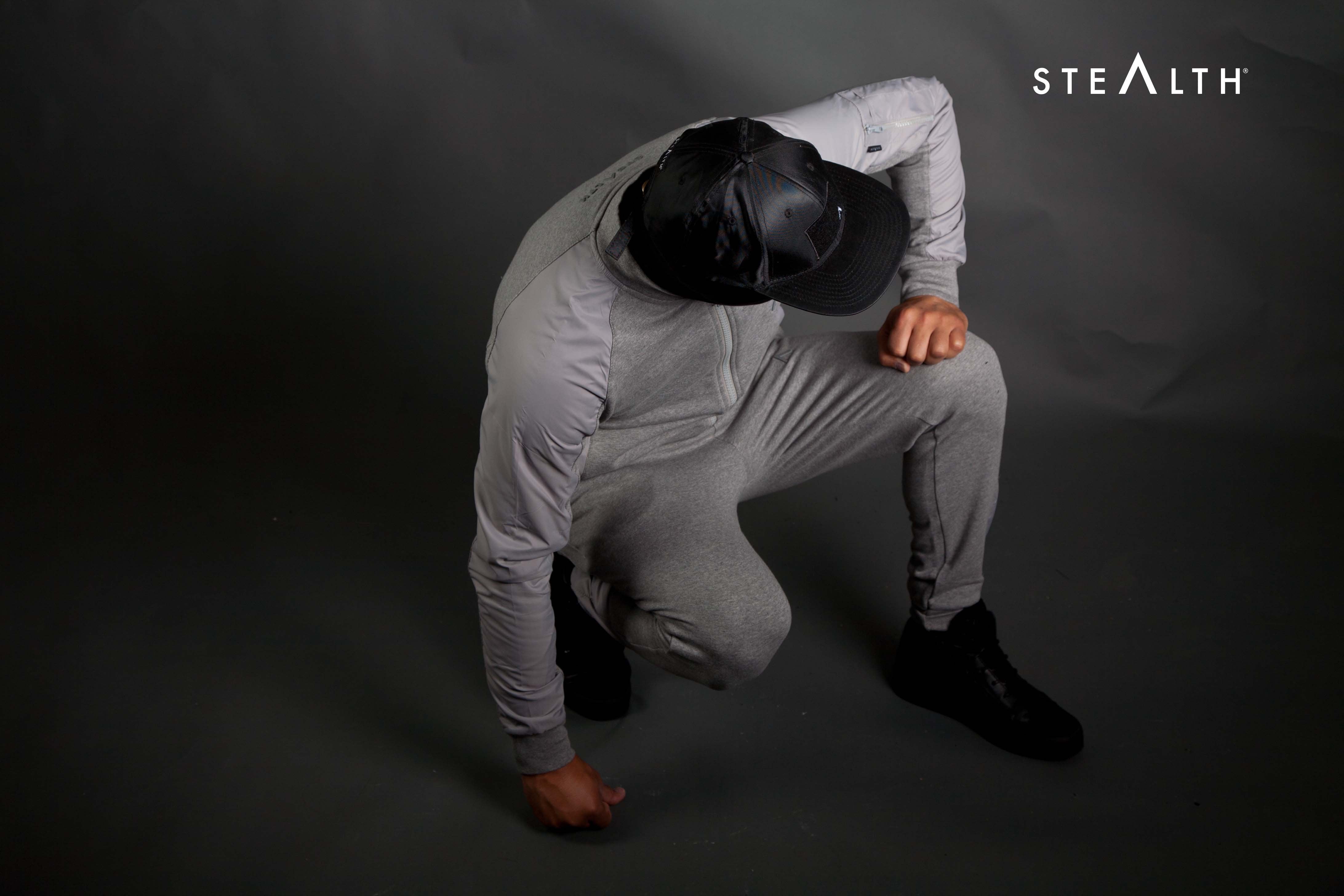 Stealth London Clothing Co Small The Classic Zip Tracksuit (Stealth Grey)