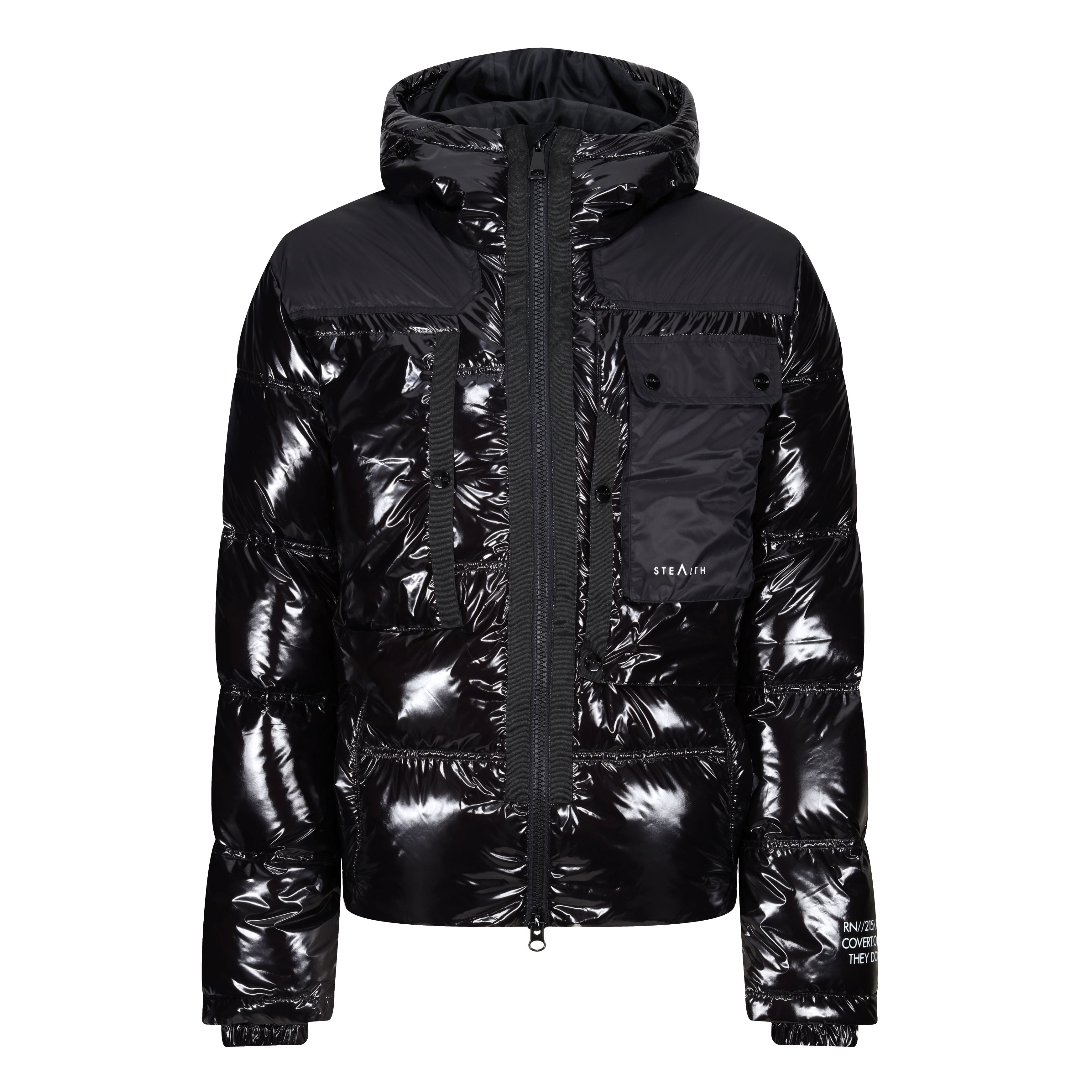 Summit Goggle Puffa Jacket  Black/Black