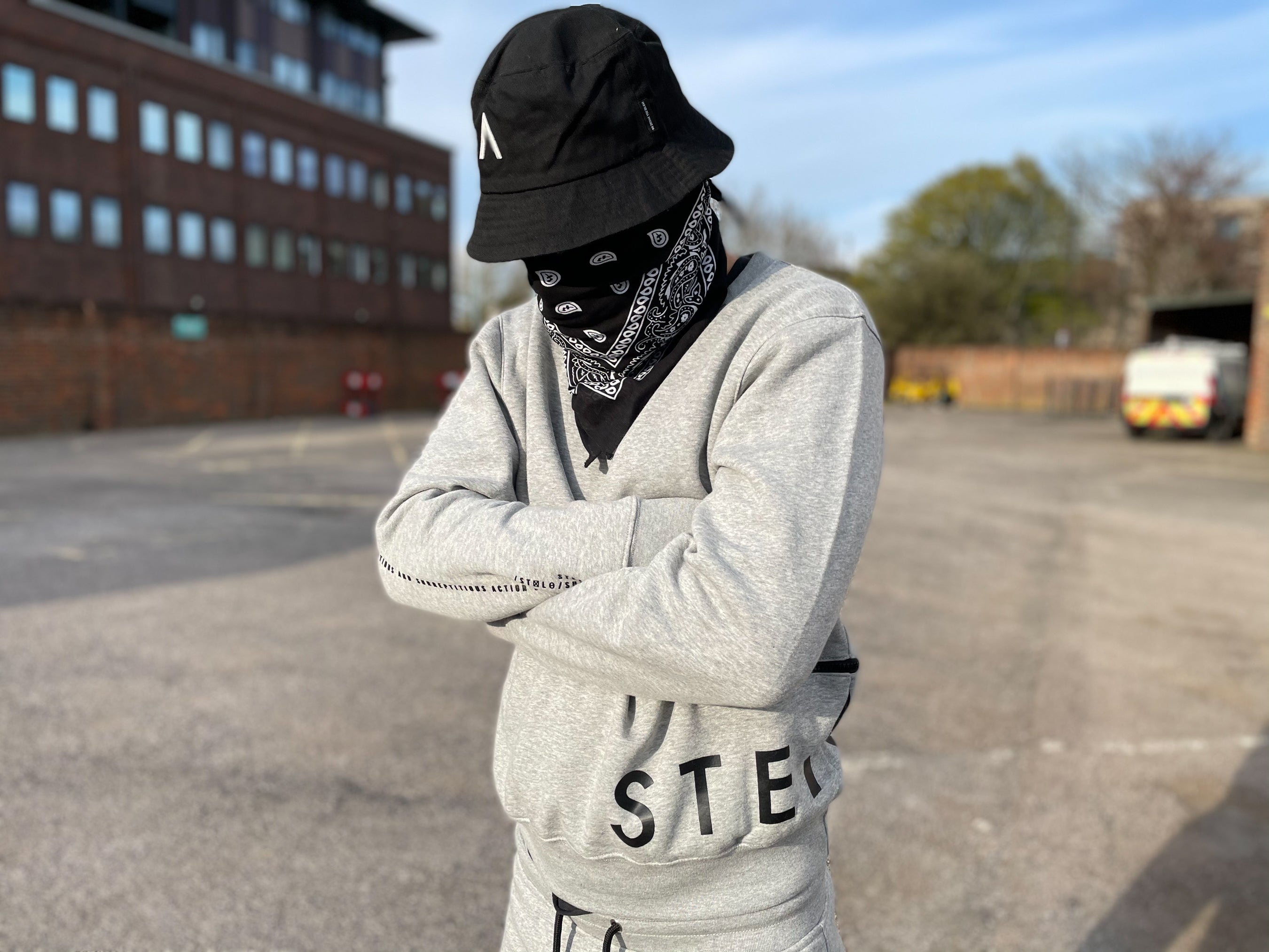 No Side Man Tracksuit (Grey)